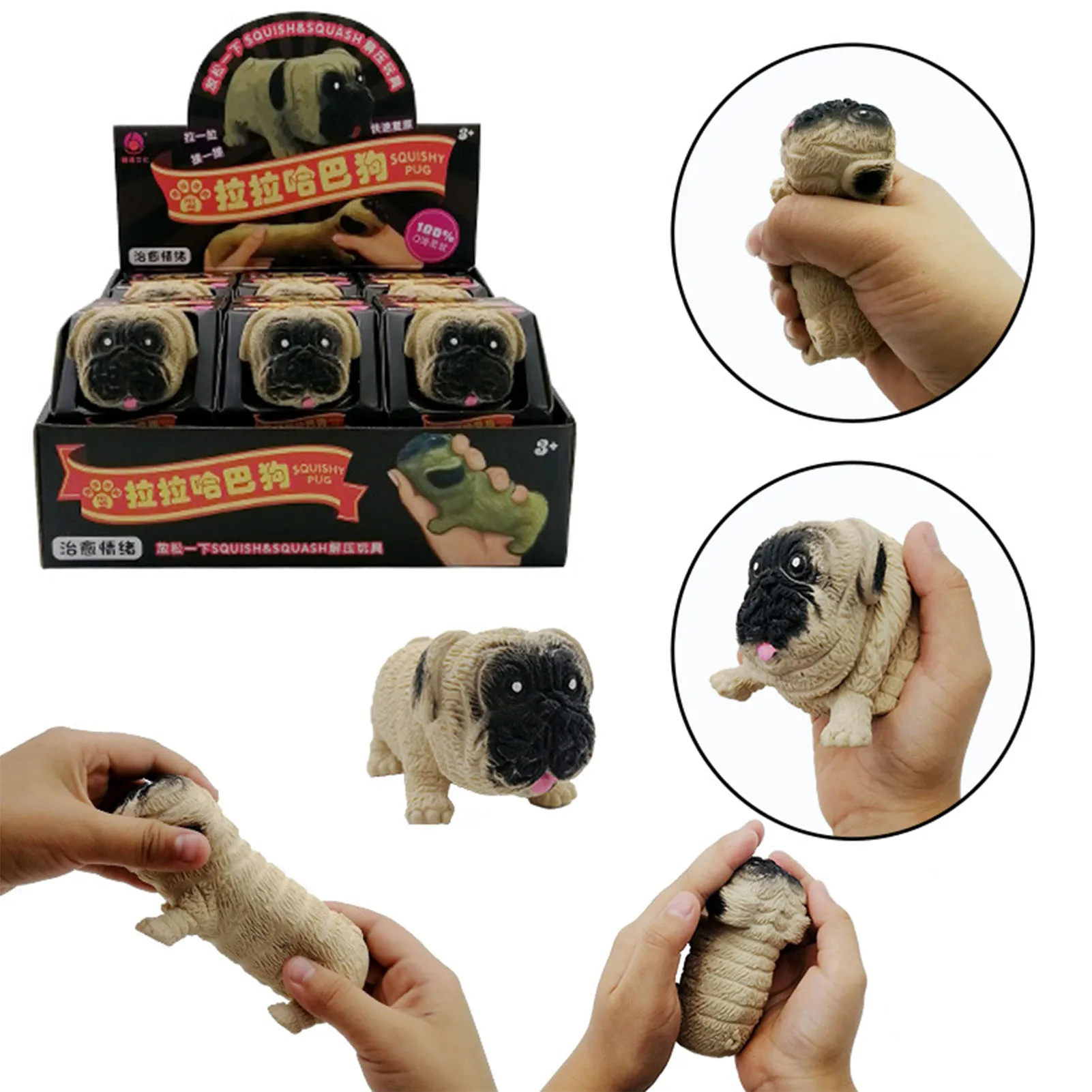 Anti Stress Pug Toy Stretching Toy Pug Dachshund Dachshund Toy