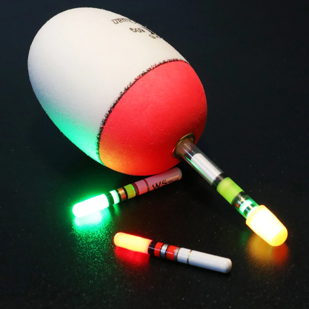 Rechargeable Light Stick Rod Luminous LED CR322 3V Lithium Battery USB Charge Fishing Float Tackle Night Bright Fluorescent Lamp