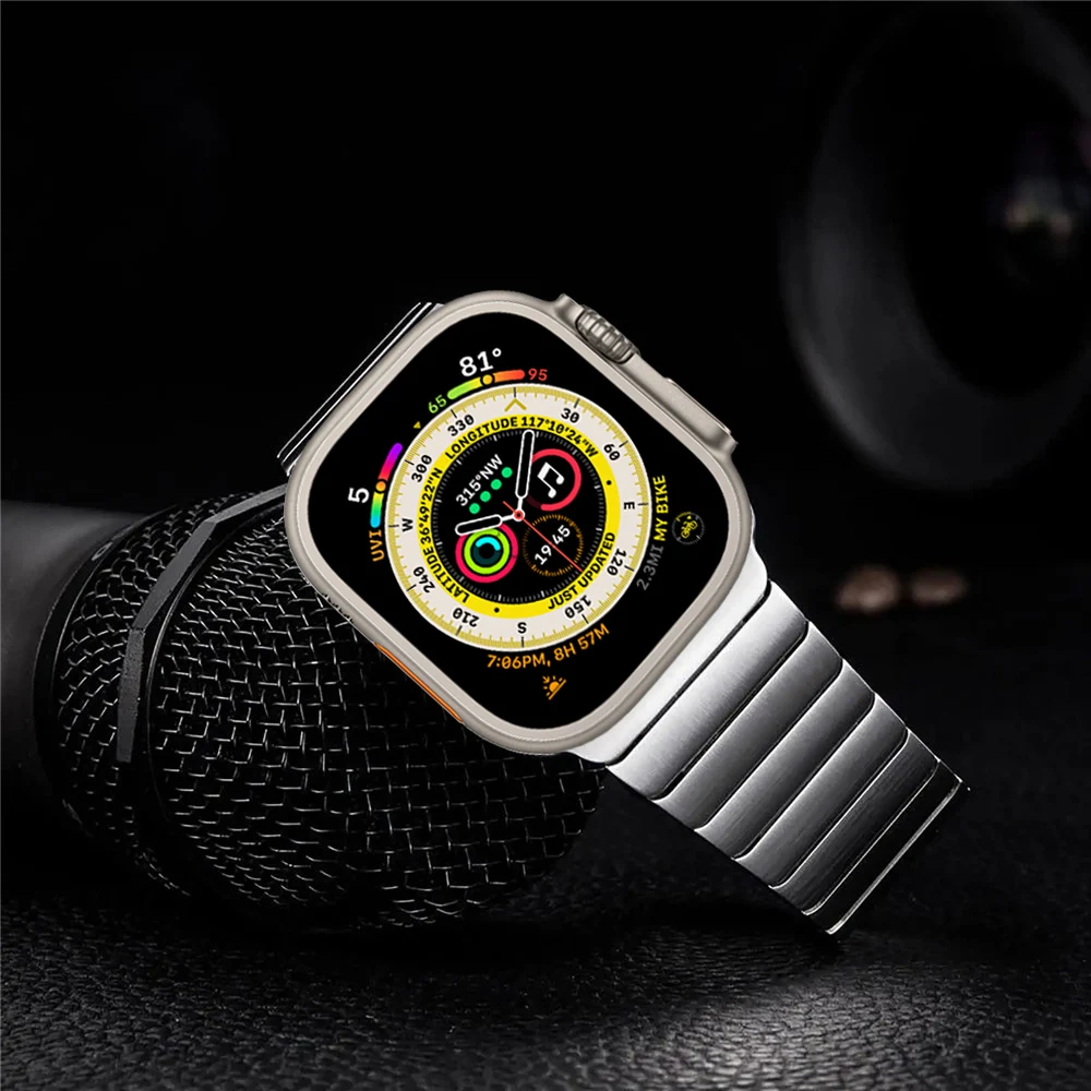 Stainless Steel Strap For Apple Watch Ultra Series 8 7 41mm 45mm 49mm
