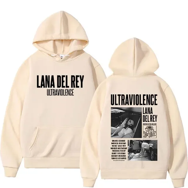 thumbnail image 1 of Sudadera con capucha de Lana Del Rey para hombre y mujer, suéter de algodón con estampado de álbum de música, jersey de gran tamaño, ropa superior de invierno, 1 of 5