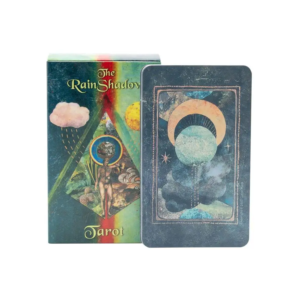10.3*6cm The RainShadow Tarot A 78-card Deck of Original Paintings and Hand-cut Collage Artworks Illustrating The Tarot 4