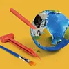 Archaeological Excavation Table Games DIY Handmade Moon Planet Digging Gemstones Puzzle Board Games Puzzle Toys Gift for Kids 5