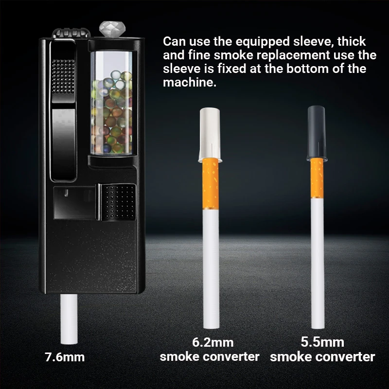 

Aromatic Pusher Pop Bead Box DIY Cigarette Automatic Popping Capsule Upgrade Case Bead Pusher Upgrade Safe Pop-up Smoke