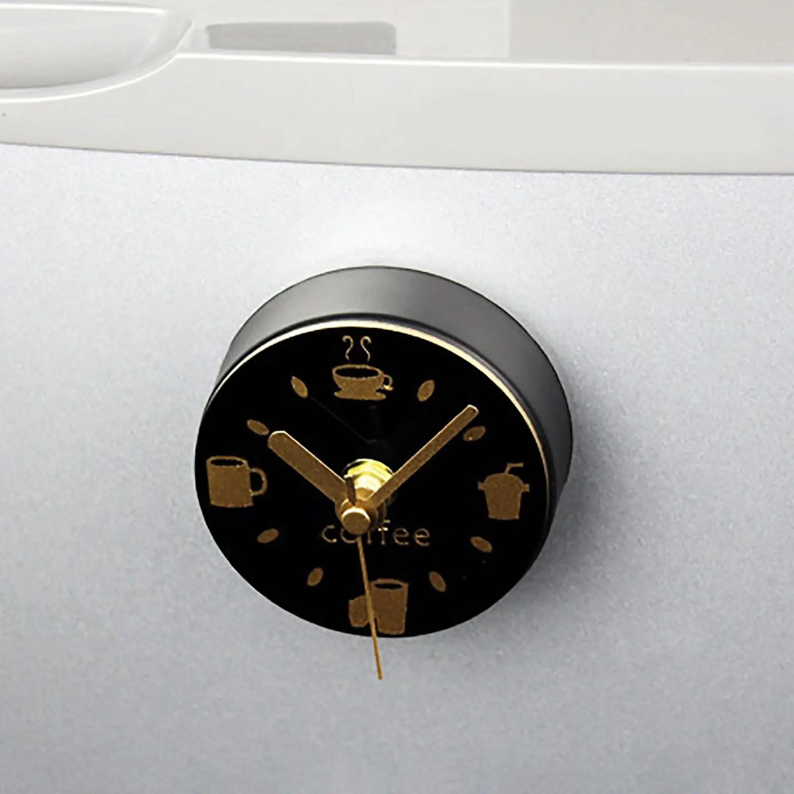 Kühlschrank Magnet Uhr, Kaffee Muster Kühlschrank Magneten, Dekorative  Magnet Wanduhr für Home Küche - AliExpress