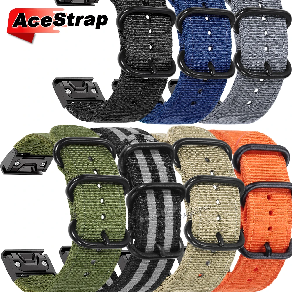 Versatile QuickFit Nylon Strap for Smartwatch – Sport Edition