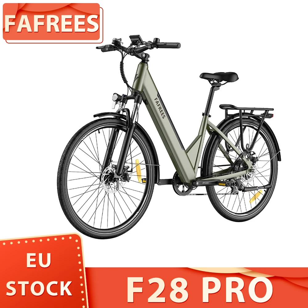 Fafrees F28 Pro 27.5 ''Bici Elettrica Da Città Step-Through 25 Km/H 250W Motore Brushless 36 V14.5Ah Batteria Rimovibile Incorporata E-Bike