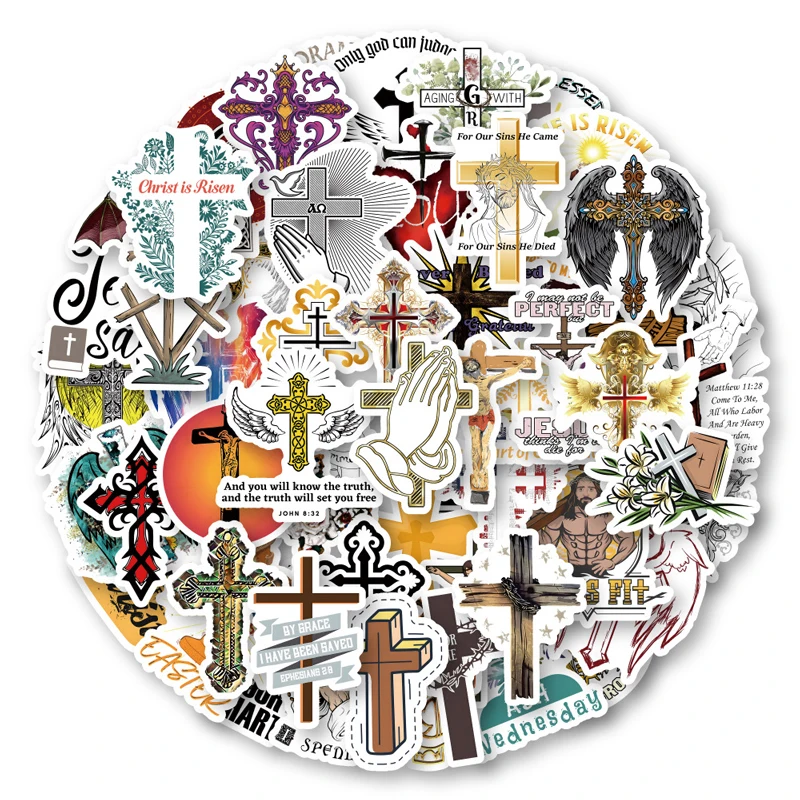 Christian Religious Stickers  Christian Religion Stickers - 10/30/50pcs  Stickers Diy - Aliexpress