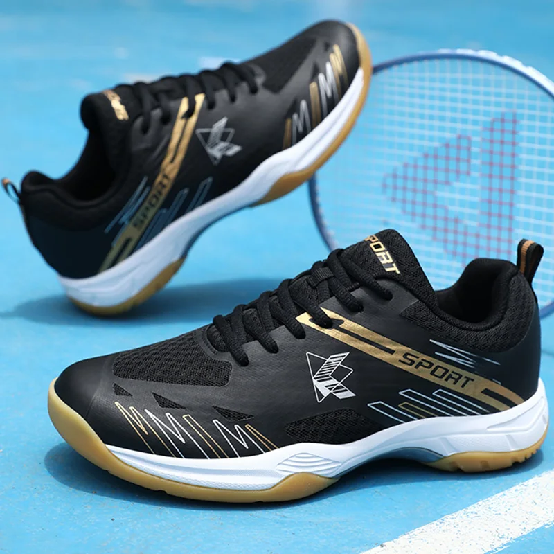 Hot Selling Men Badminton/tennis Shoes Professional Cushioning Comfort Outdoor Sneakers Anti Slip Rubber Walking Casual Shoes
