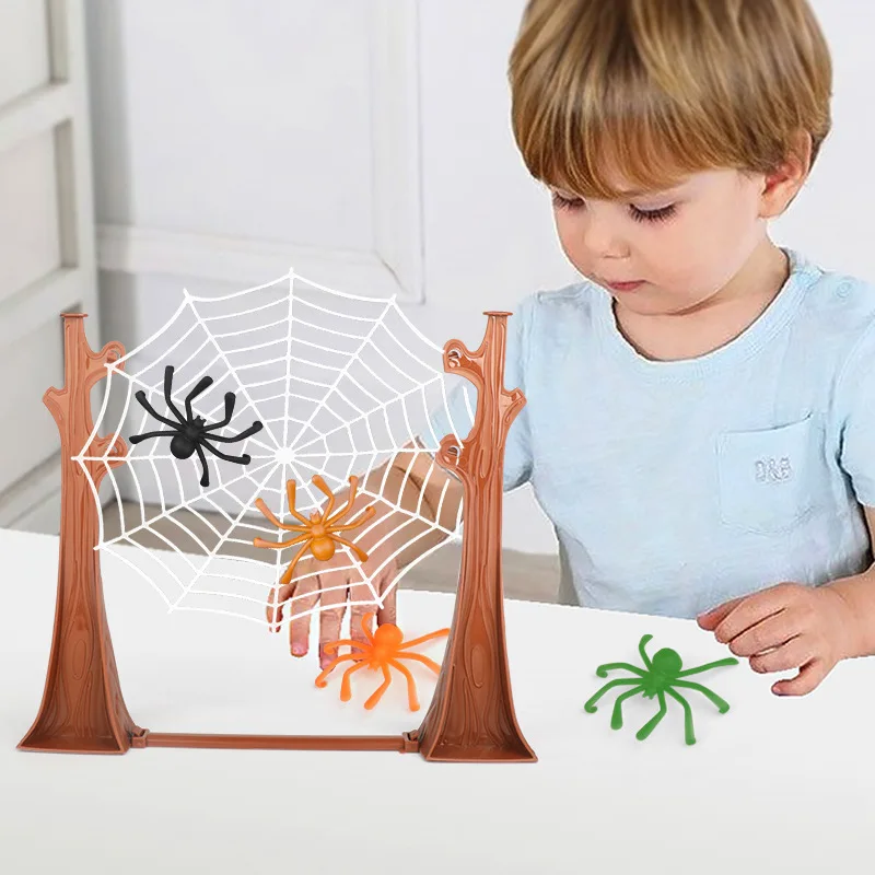 

Educational Kids Toys Family Boards Games Springing Spiders Game Battle Web Funny Bouncing Board Toys For Children Kids Gift