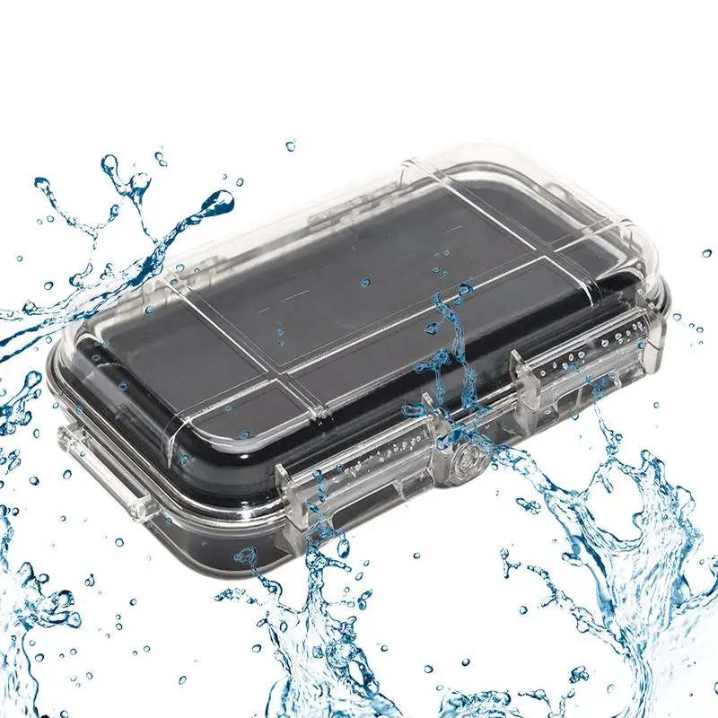 

Waterproof Dry Box Water Resistant Precision Equipment Dry Container With Carabiner Waterproof Containers For Camping Picnic