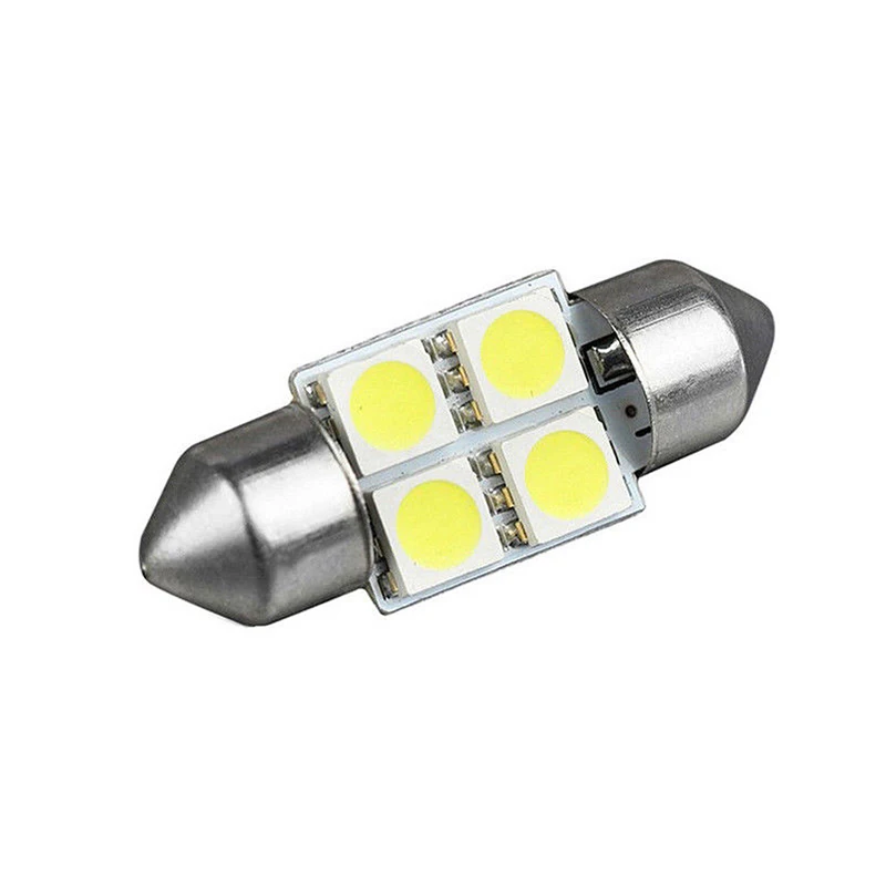 

14pcs Set T10 LED White Lighting Canbus Error Free Interior Light Dome License Plate Lamp Bulbs Car Lights Assembly