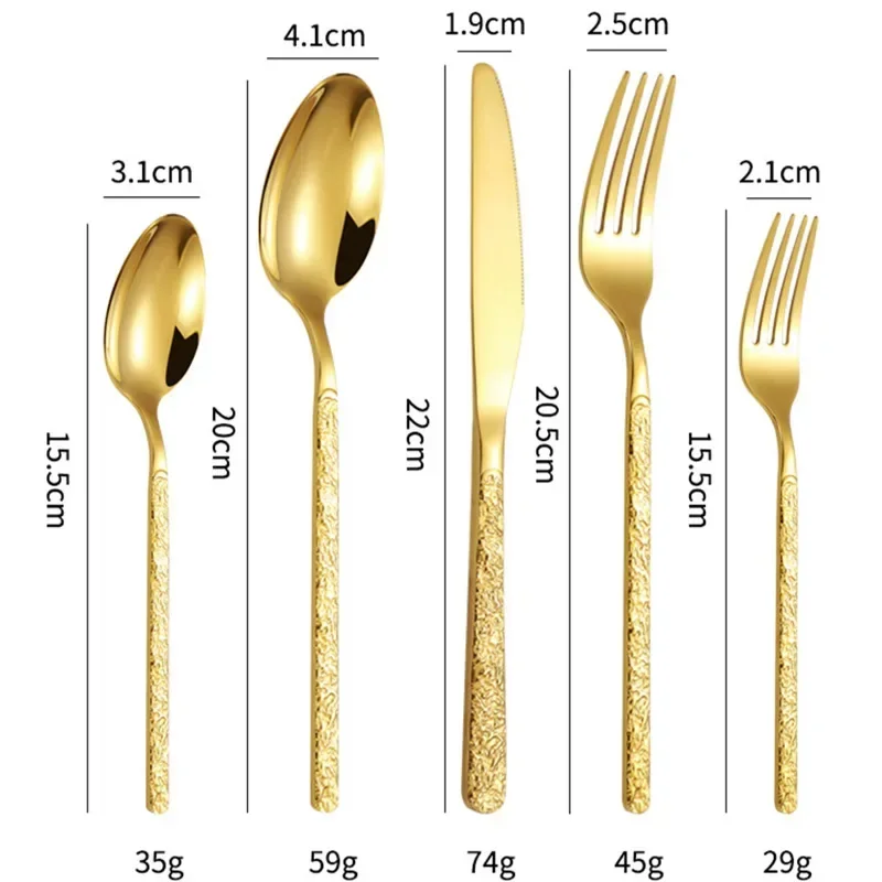 Luxury Gold Flatware Set 3