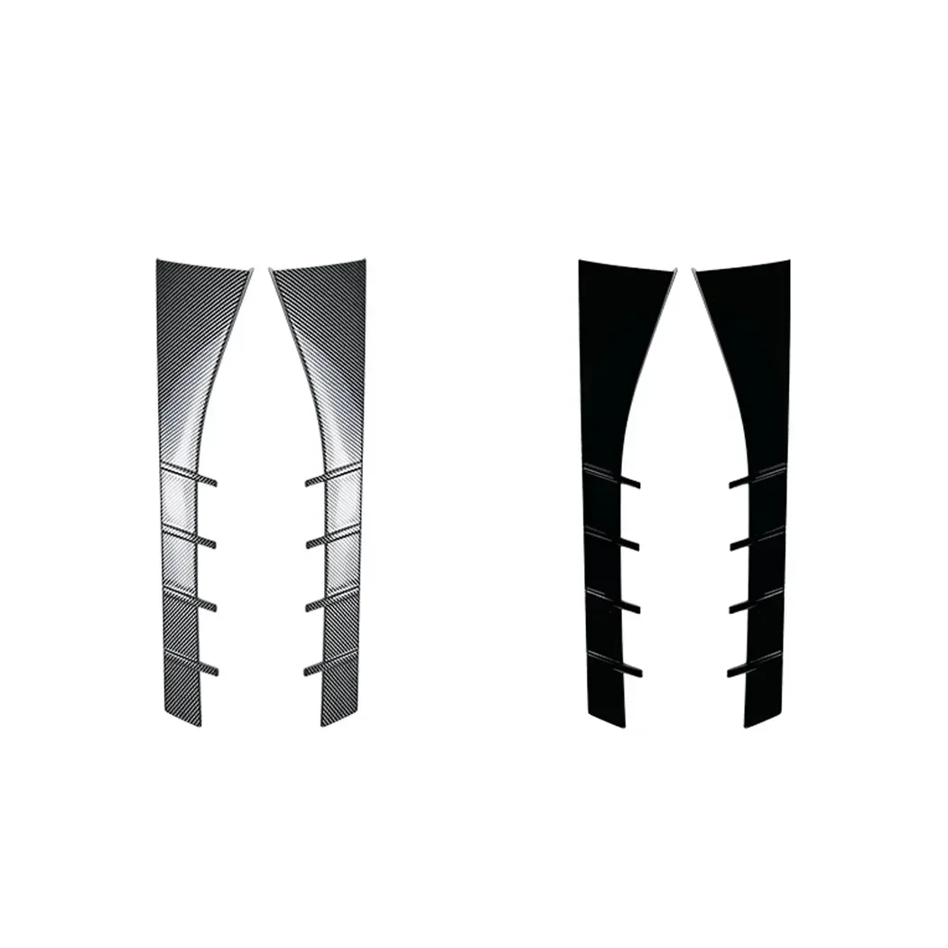 Dual Rear Window Side Spoiler Wings Splitter - ABS Trunk Side Wing Cover Stickers