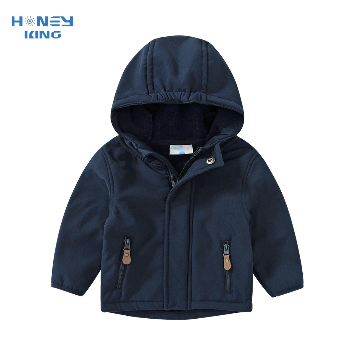 HONEYKING Children Jackets Autumn Spring Kids Outerwear Coats Waterproof Cartoon Fleece Jackets For Boys Baby Boys Windbreaker