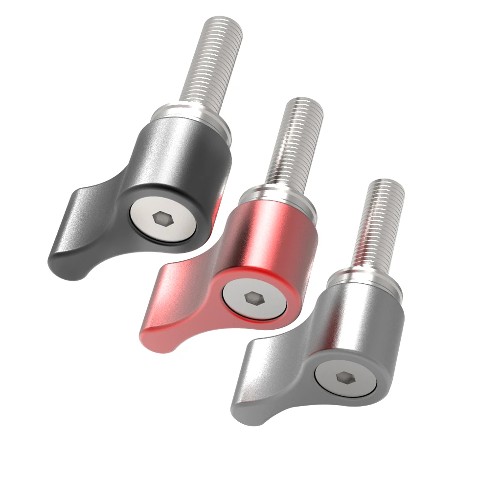 2PCS Adjustable M5 Screw Handle Tighten Wrench Lock Mount Adapter for GoPro10 fo