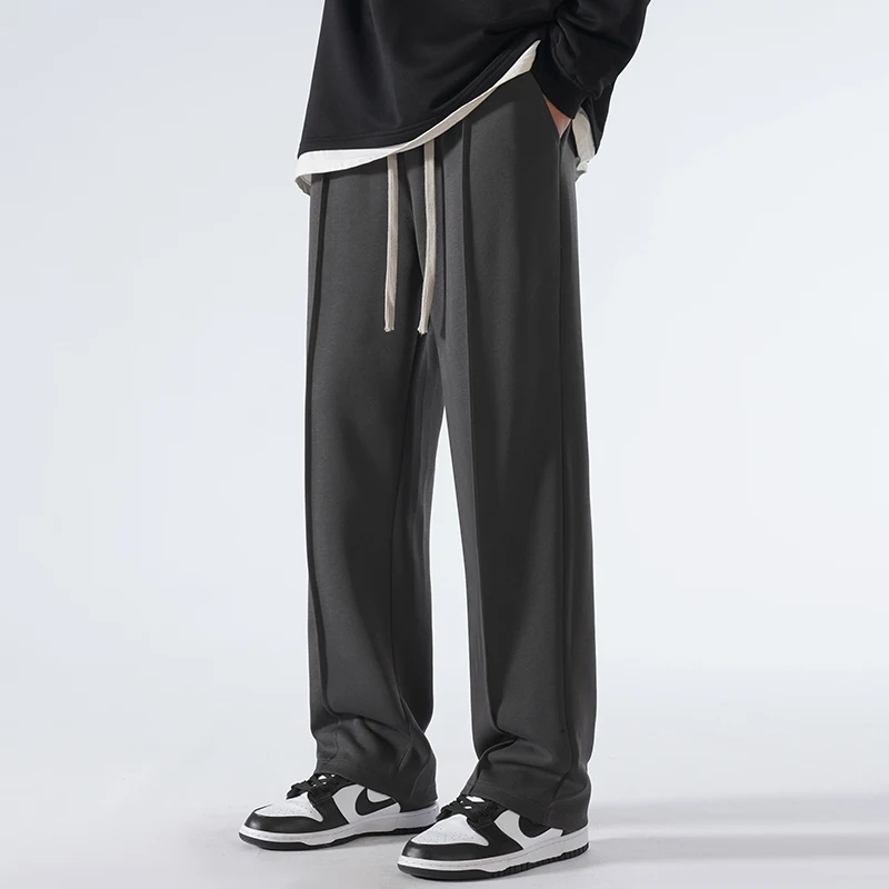 Wide leg Sports Pants Sweatpants 65% Cotton Baggy Joggers Neutral Loose Outdoor Personality Design Autumn Fitness Trousers sport jogging trousers fashion pants fashionable wide leg pants men casual pants
