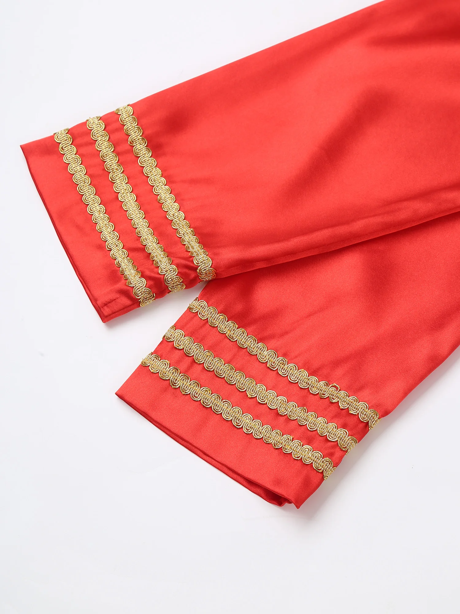 Herren Halloween Mittelalter SGT Sergeant Pfeffer Kostüm Quaste Jacken Mantel Hippie Lange Oberbekleidung Karneval Party Cosplay Dress Up – Detail 11