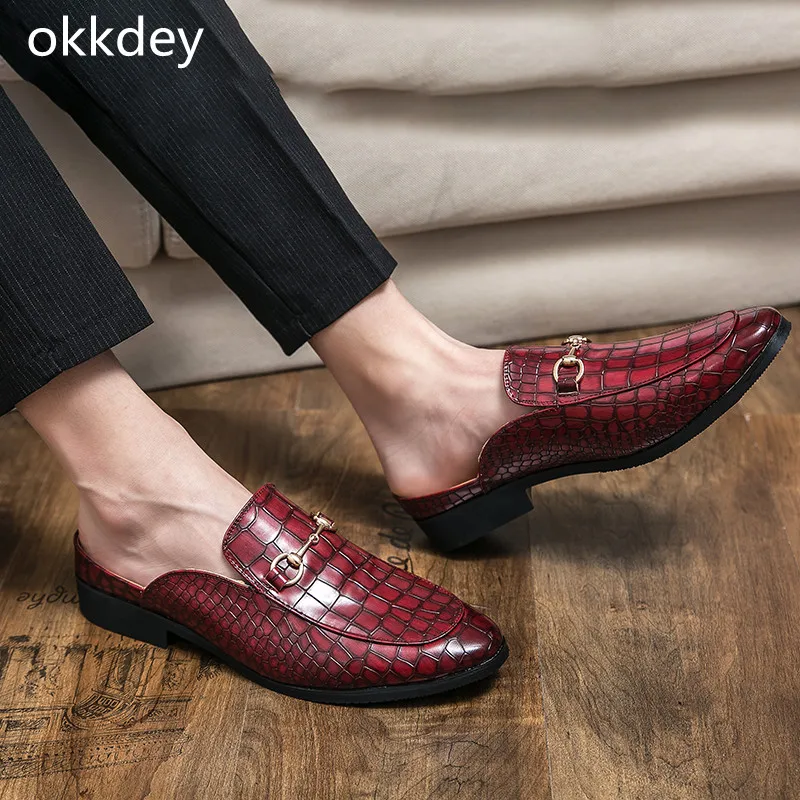 Pointed Toe Formal Flat Leather Shoes Men's Loafers All-match Comfortable Outdoor Casual Spring Summer