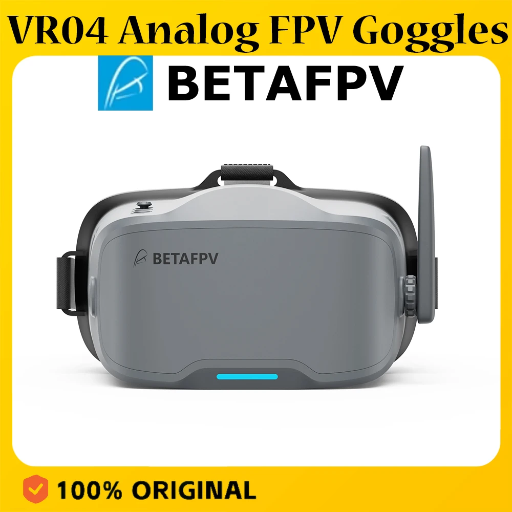 BETAFPV VR04 FPV Goggles (Analog) 4.3 inch 48CH 800*480 Resolution Built-in 2000mAh Battery NEW