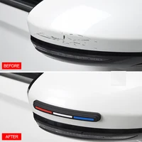 2/4PCS Car Door Anti-collision Strip Auto Door Edge Bumper Protector Strip Corner Guard Rearview Mirror Anti-scratch Stickers 4