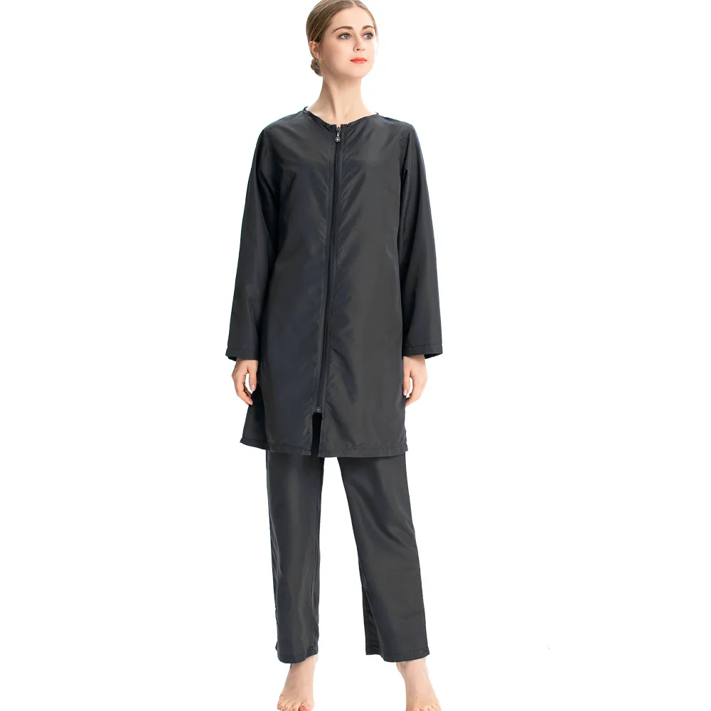 Musulmano Modesto Burkini Donne Manica Lunga Stampa Costumi Da Bagno Copertura Completa Costume Da Bagno Islamico Costume Da Bagno Costumi Da Bagno Se