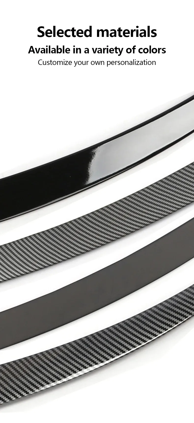 Spoiler material detail