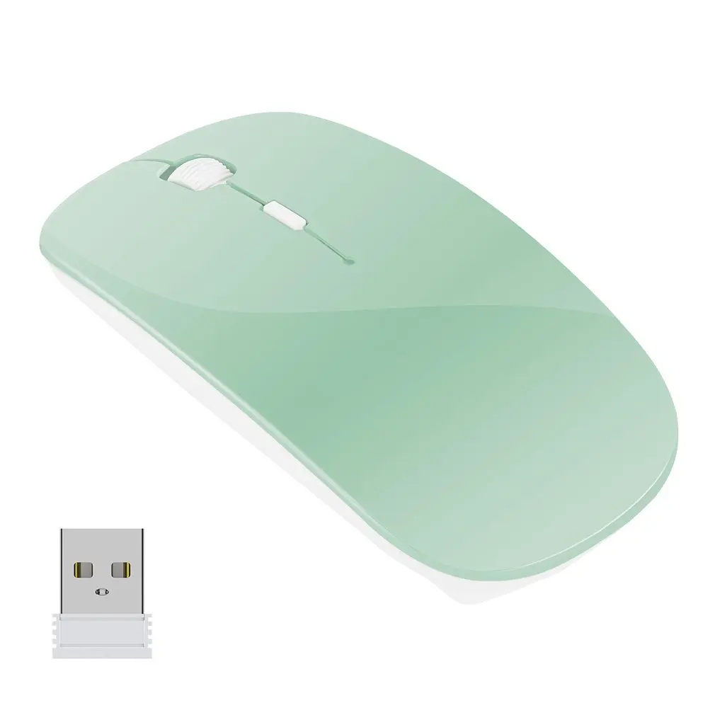 Wireless Bluetooth-compatible Mouse USB Silent Mice For Android Windows Tablet Laptop Notebook PC 2.4GHz 1600dpi