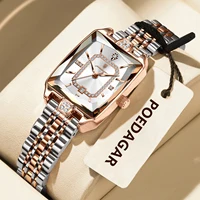 POEDAGAR Original Fashion Watch For Woman Stainless Steel Waterproof Date Ladies Wristwatch Quartz Luxury Women's Watches Reloj