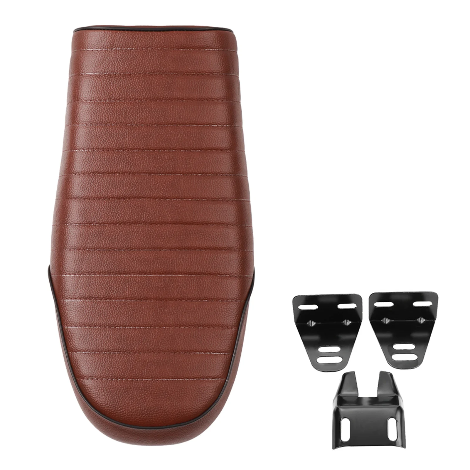thumbnail interactive-video image 1 of DREAIZER Universal Otorcycle Cafe Racer Seat Hup Vintage Cushion Saddle Seat For CB125S CB550 1 of 14