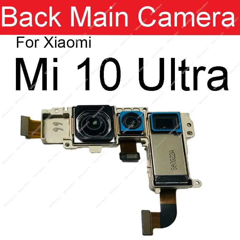 Câmera Frontal Traseira Traseira Câmera Cabo Flexível para Xiaomi mi 10 Ultra Pequeno Frente Vista Traseira Principal Câmera Módulo Peças de Reparo - Image 2