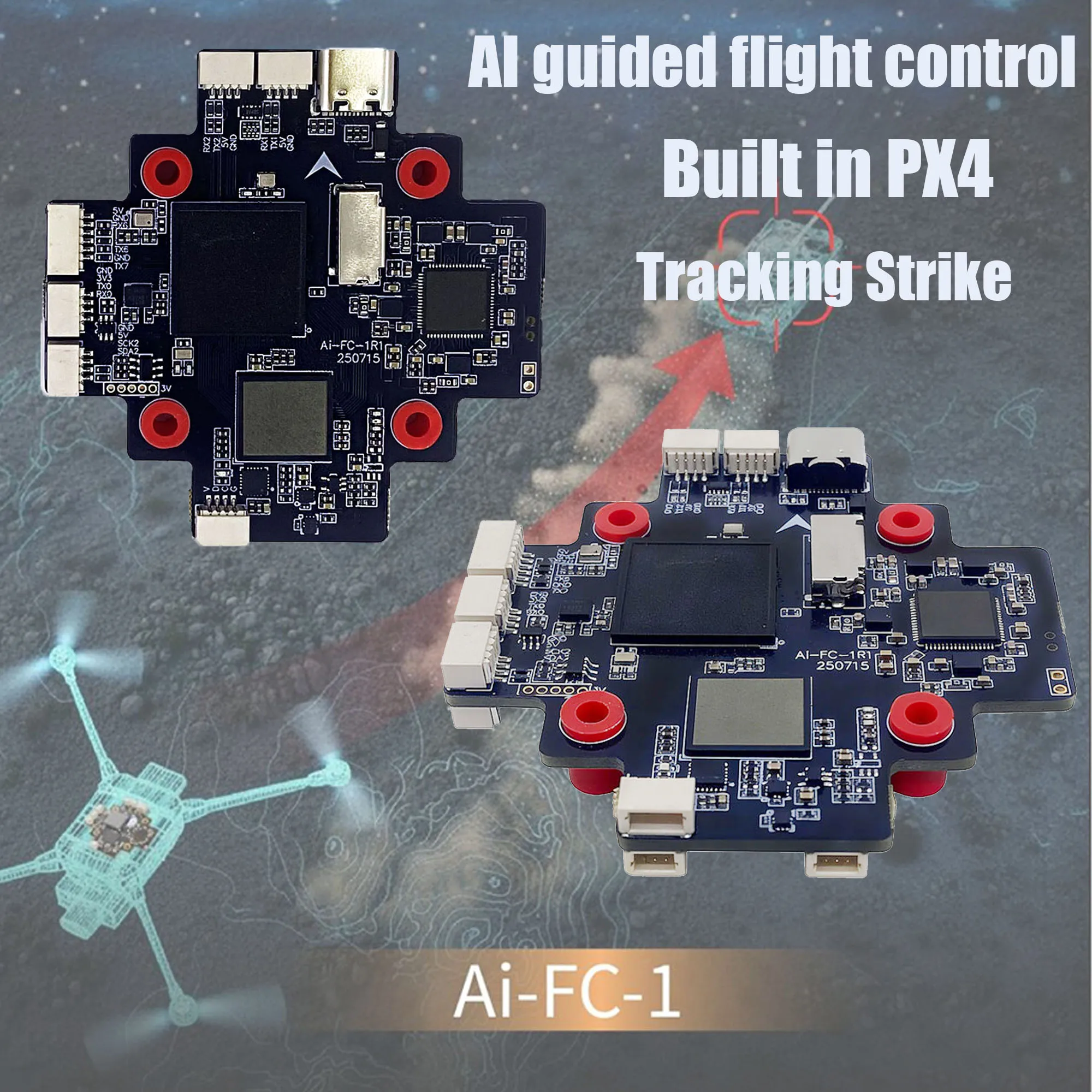 Caméra FPV B20 + Contrôleur de vol AI-FC-1 pour drone RC