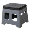 Portable Folding Toilet with Lid Foldable Outdoor Camp Toilet Multifunctional Outdoor Toilet Seat for Emergencies 2