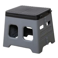 Portable Folding Toilet with Lid Foldable Outdoor Camp Toilet Multifunctional Outdoor Toilet Seat for Emergencies 2