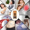 Far Infrared Home Sauna Mini Indoor Dry Sauna Room, Hemlock Wood Sauna, with 1200W 5 Heating Panels, Heating Machine Equipment 6