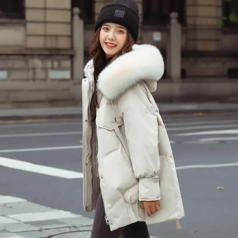 

2023 New Ladies Duck Down Down Coats Casual White Duck Puffer Jacket Coats and Jackets Women