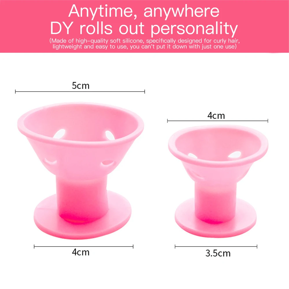 Description Picture 2 of itemConvenient And Easy To Use No Heat Curling Tools No Thermal Damage Soft Hair Styling Tools Convenient Soft Silicone Easy Curls
