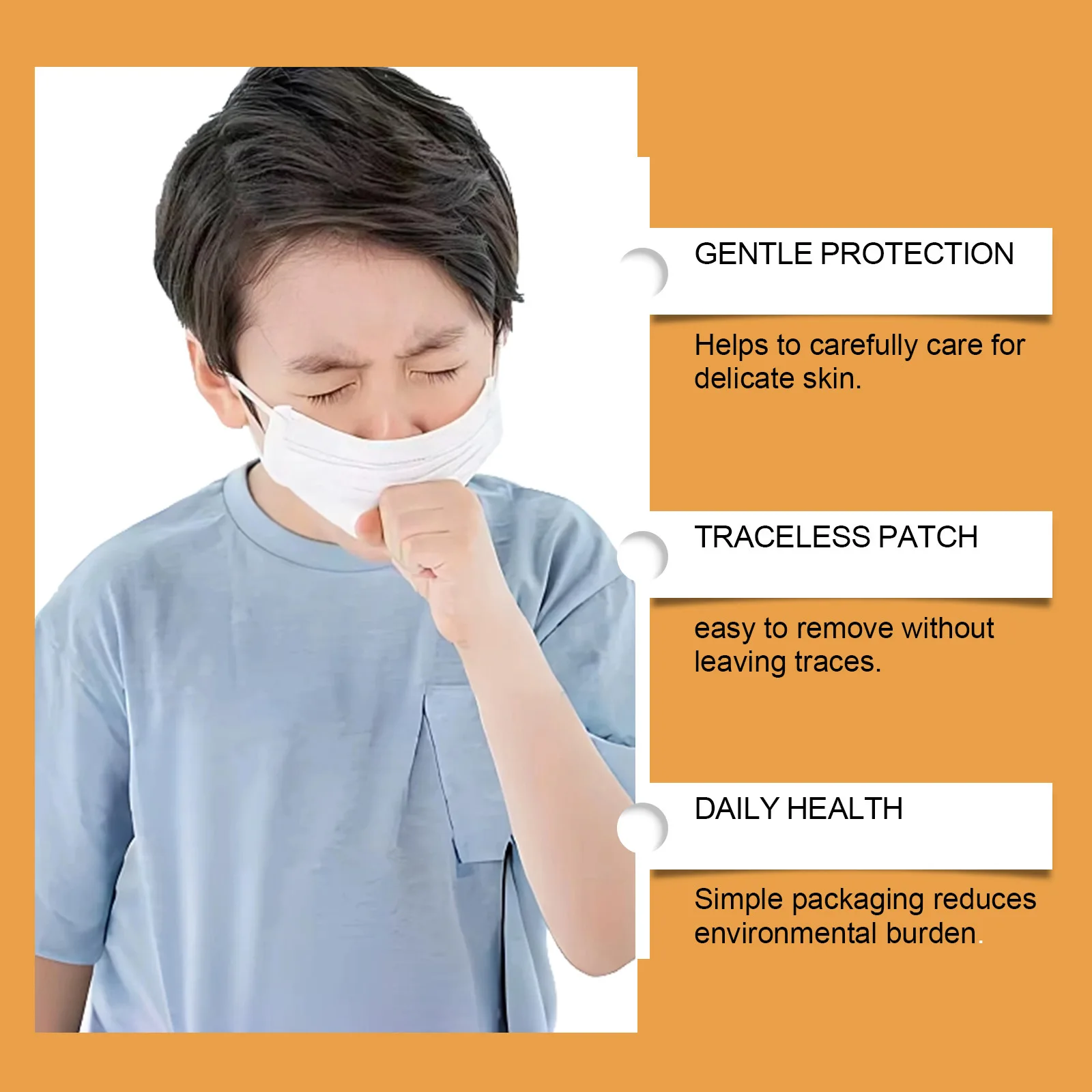 Stop Coughing Patch Treat Bronchitis Asthma Relief Pharyngitis Sore Throat Treatment Lung Protect Medicine Anti-Cough Plaster pain relief plaster