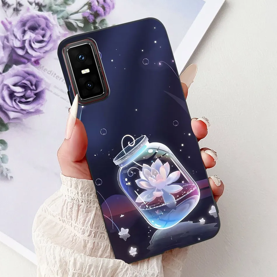 Cool Dragon Tiger Painted Soft Silicone Phone Case