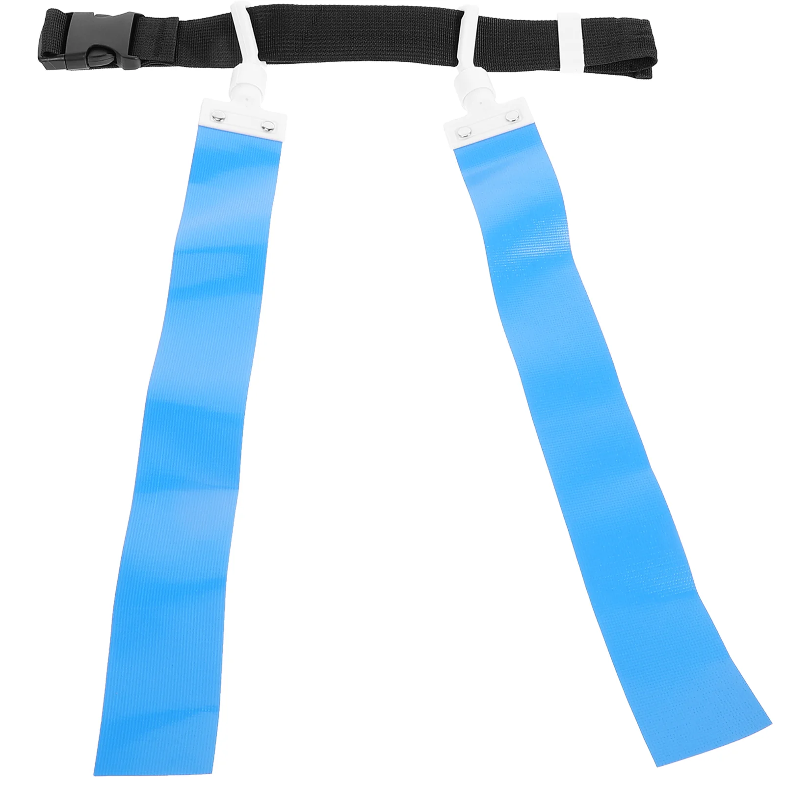 American Football Belt Flag Game Ribbon Accessories Youth Professional Training 1pcs (blue Air Buckle Waist) Child