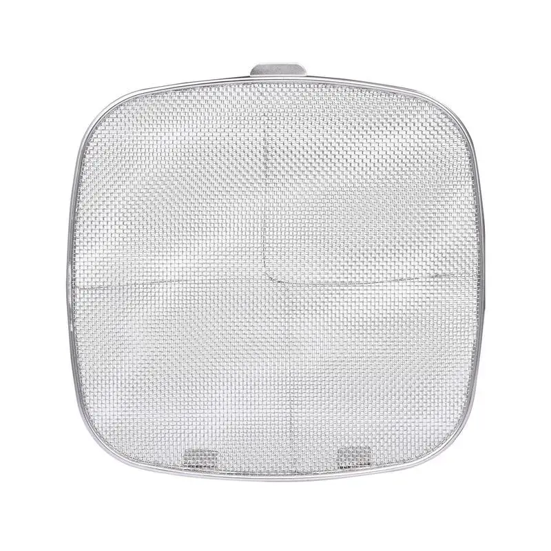 

5-in-1 Stainless Steel Anti Splatter Guard Cooking Frying Splatter Screen Oil Splash Mesh Cover Drain Board Home Kitchen Tools