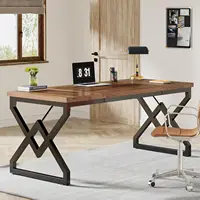 Desk, 160 x 70 x 75 cm, Large Office Computer Desk, Modern Simple Workstation, Study Room Executive Desk for Home Office