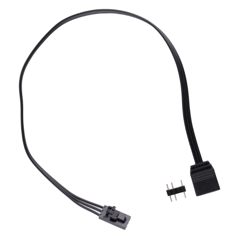 各4本 RGBケーブル RGB 4Pin から標準 ARGB 3Pin 5V アダプタコネクタ RGB ケーブル