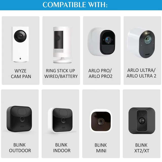 2x Kamera Wandhalterung Outdoor - 360° Drehbar & 90° Neigbar Für Pro/Go/Ultra Kameras