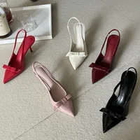 Eilyken New Design Slingbacks Butterfly-knot Women Pumps Sexy Pointed Toe Thin Heels Stripper Party Shoes Large Size 35-43 - Image 6