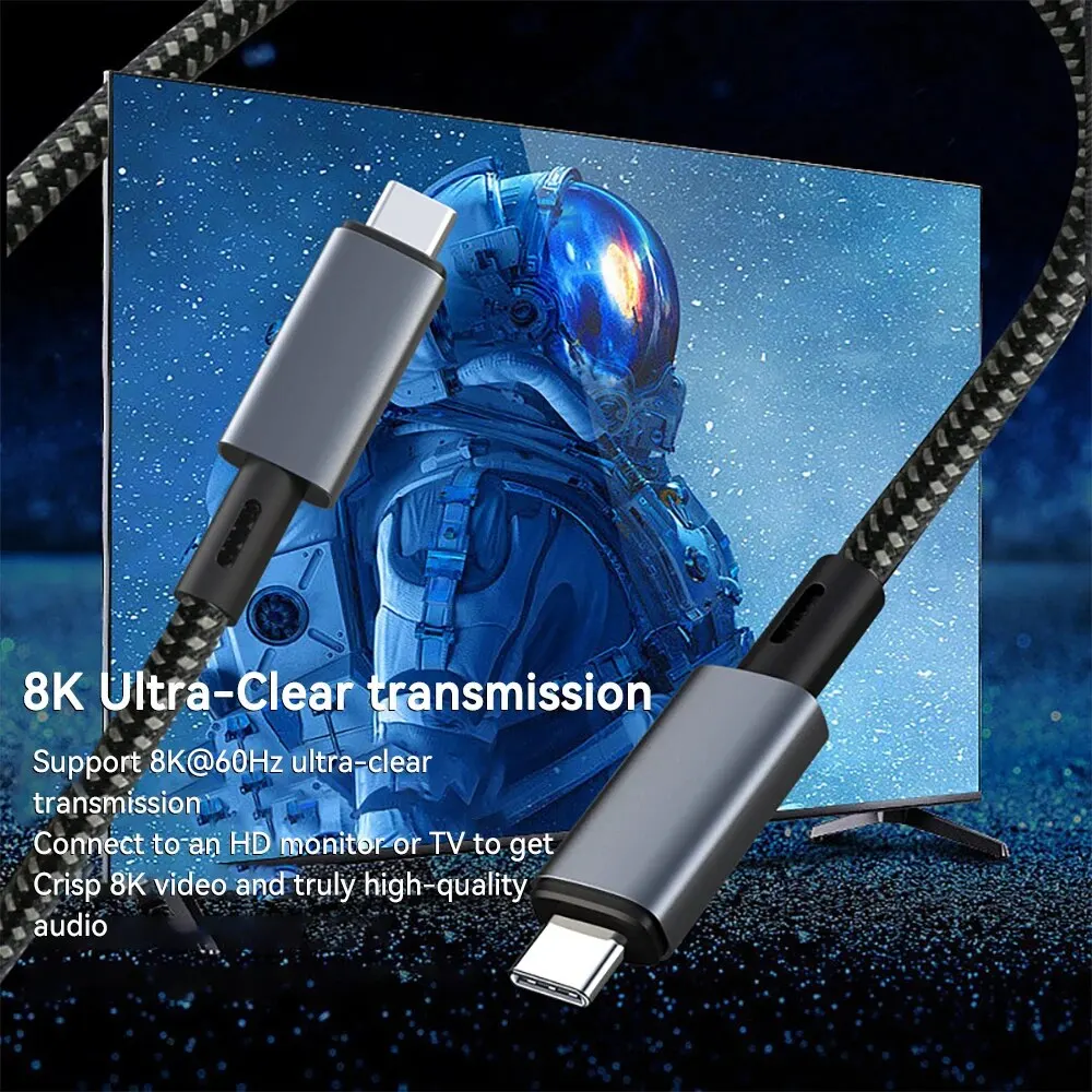 Ʈ 4 Ÿ C   ̺,   ̺, 1M  ŷ, 8K HD 60HZ , USB4 ̺, 40Gbps, PD240W