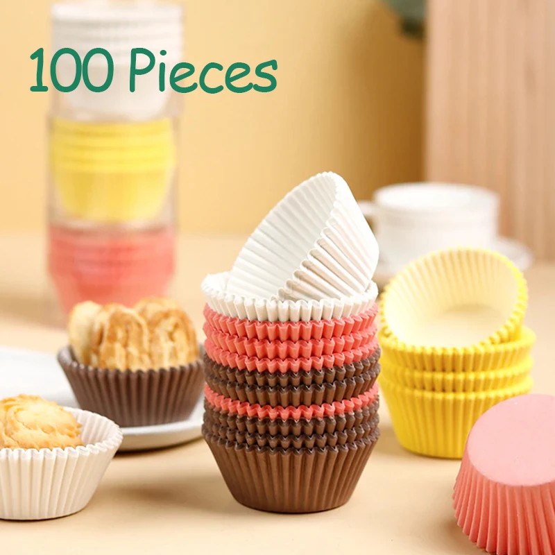 100/200 Pieces Cupcake Moulds Paper Cupcake Liners Muffin Cupcake