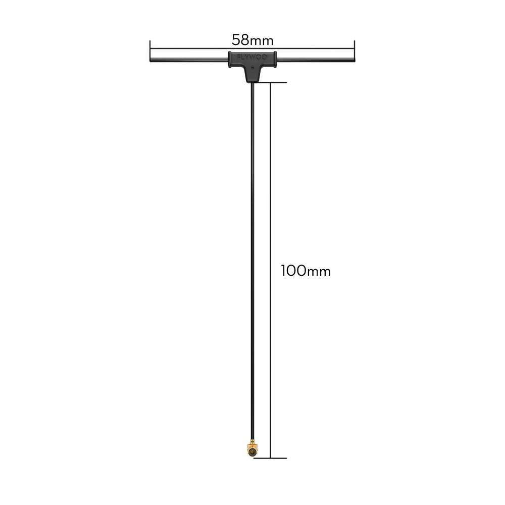 Antenne Flywoo ELRS 2.4G Minimortal T UFL 40/60/100mm pour Drone FPV