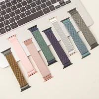 Bracelet en Nylon pour Bracelet de montre Apple Ultra 3 2 49mm 46mm 45mm 41mm 44mm 42mm 40mm 38mm, pour iWatch série 11 10 9 8 7 6 5 4 5