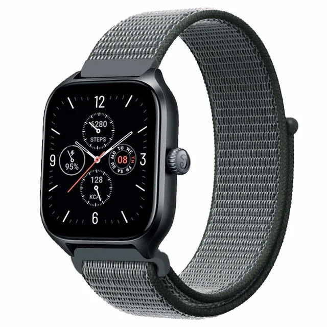 Nylon Loop Smartwatch Band - Adjustable Strap in 20mm/22mm Sizes