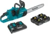 Makita XCU04PT1 36V (18V X2) LXT® Brushless 16" Chain Saw Kit with 4 Batteries (5.0Ah) 1